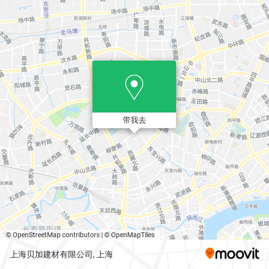 上海贝加建材有限公司地图