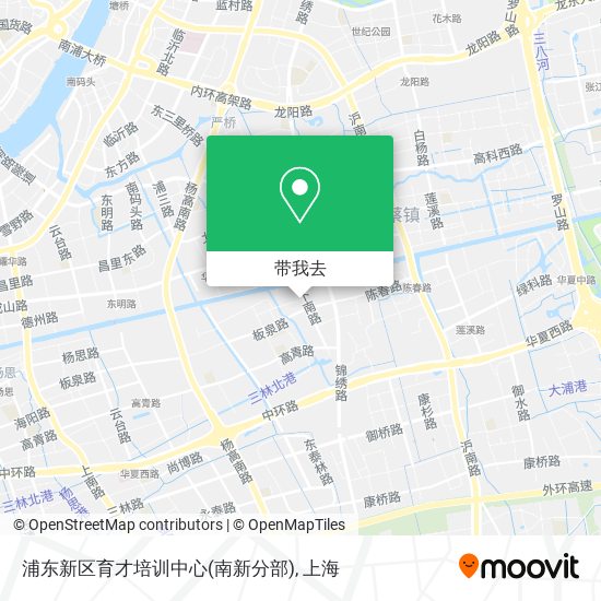 浦东新区育才培训中心(南新分部)地图