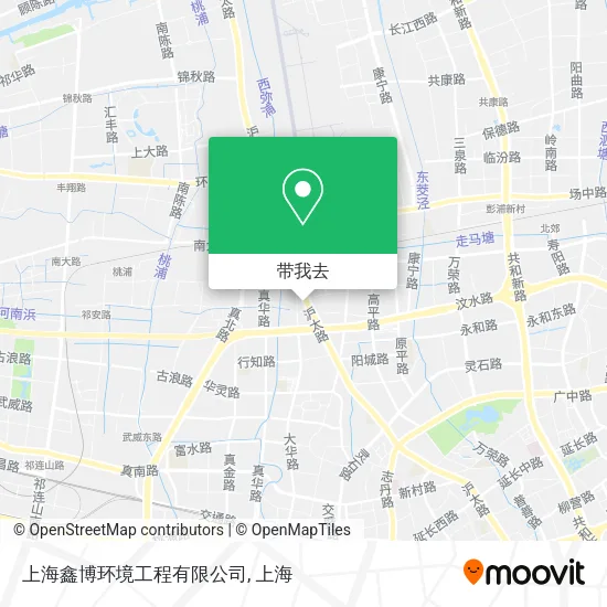 上海鑫博环境工程有限公司地图