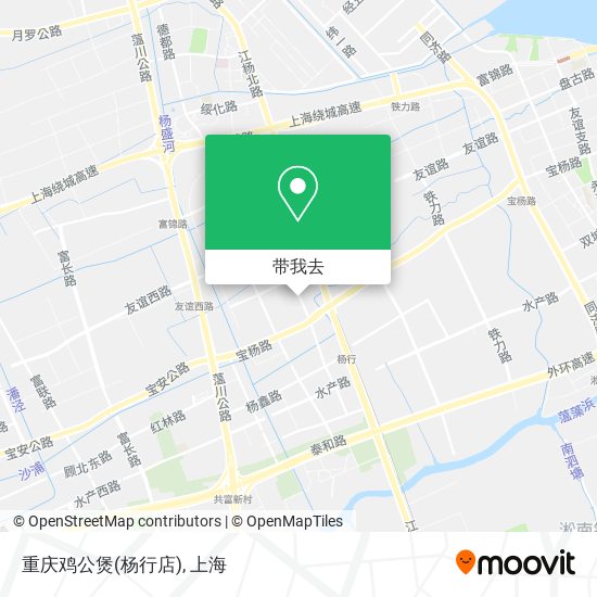 重庆鸡公煲(杨行店)地图
