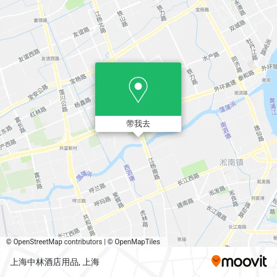 上海中林酒店用品地图