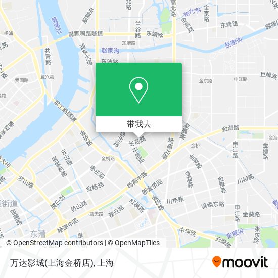 万达影城(上海金桥店)地图