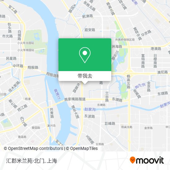 汇郡米兰苑-北门地图