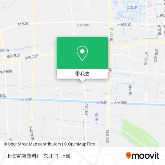 上海宣南塑料厂-东北门地图