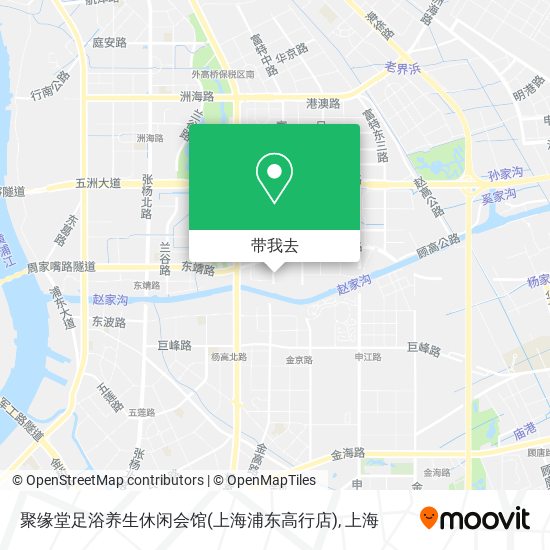 聚缘堂足浴养生休闲会馆(上海浦东高行店)地图