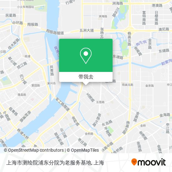 上海市测绘院浦东分院为老服务基地地图