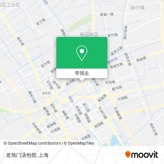 老旭门汤包馆地图