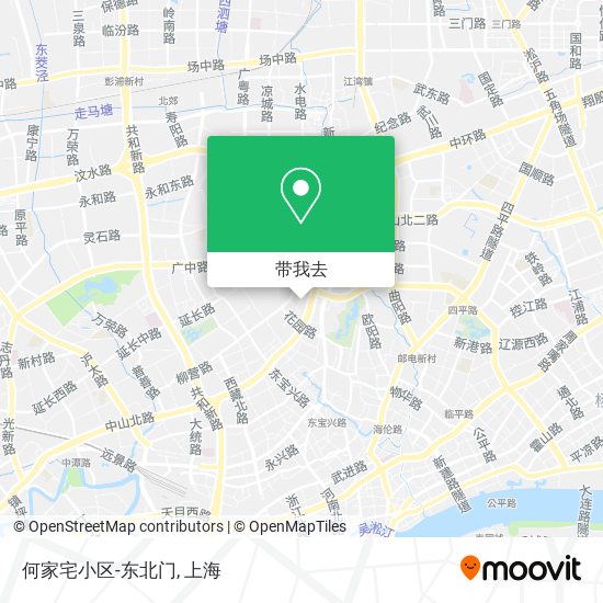 何家宅小区-东北门地图