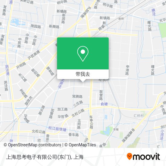 上海思考电子有限公司(东门)地图