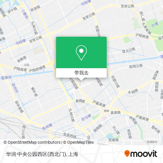 华润·中央公园西区(西北门)地图
