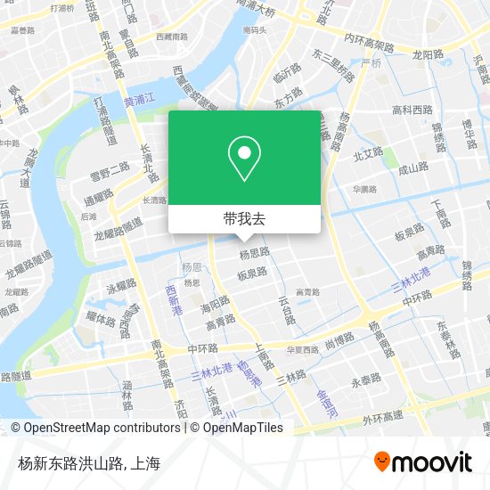 杨新东路洪山路地图