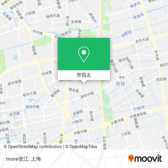 more张江地图