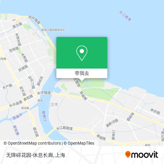 无障碍花园-休息长廊地图