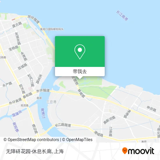 无障碍花园-休息长廊地图