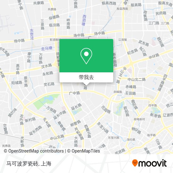 马可波罗瓷砖地图