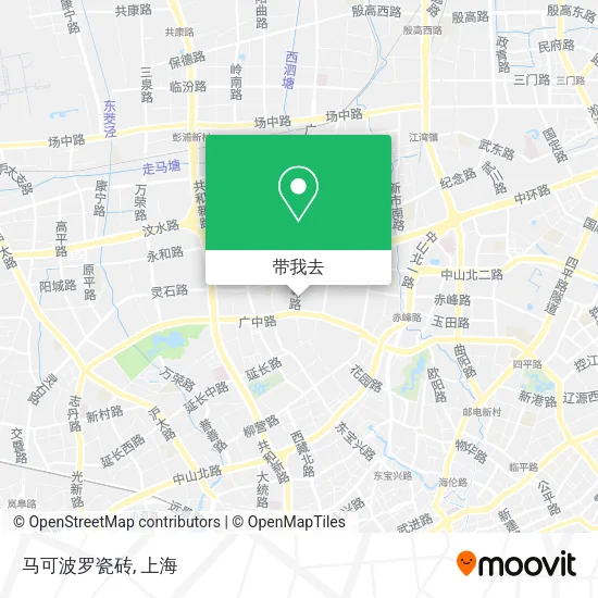马可波罗瓷砖地图