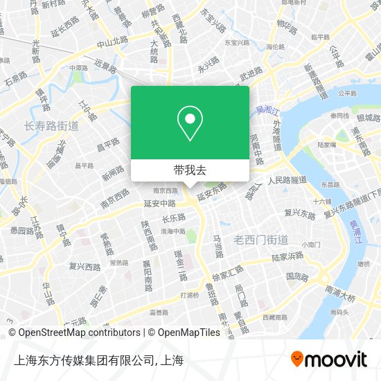 上海东方传媒集团有限公司地图