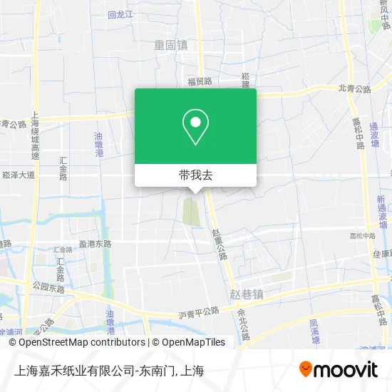 上海嘉禾纸业有限公司-东南门地图
