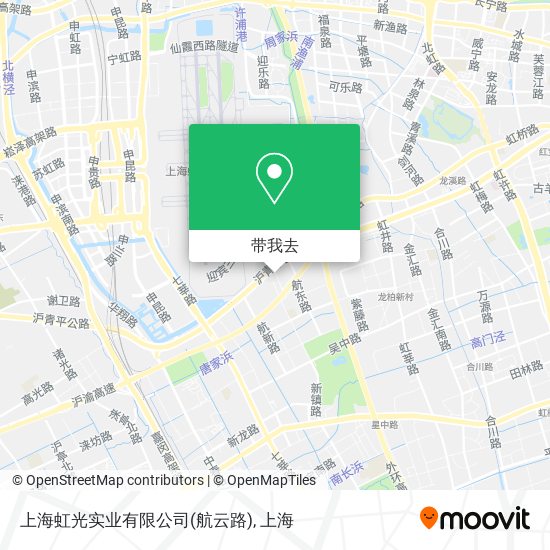 上海虹光实业有限公司(航云路)地图