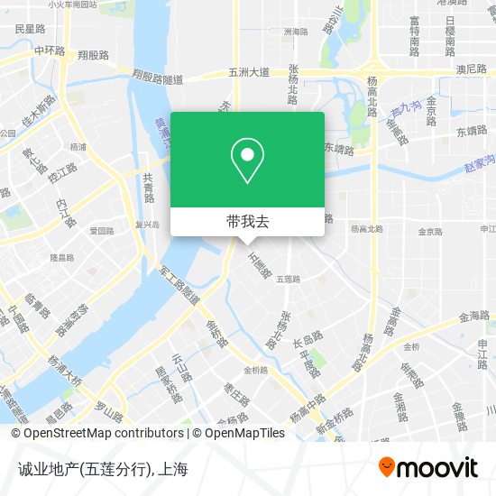 诚业地产(五莲分行)地图