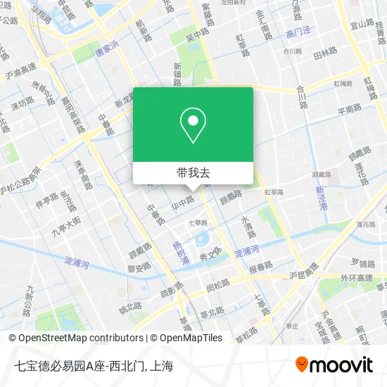 七宝德必易园A座-西北门地图