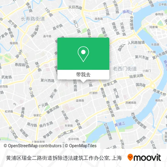 黄浦区瑞金二路街道拆除违法建筑工作办公室地图
