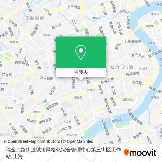 瑞金二路街道城市网格化综合管理中心第三街区工作站地图