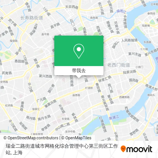 瑞金二路街道城市网格化综合管理中心第三街区工作站地图