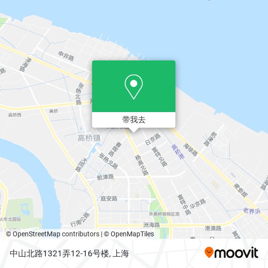 中山北路1321弄12-16号楼地图
