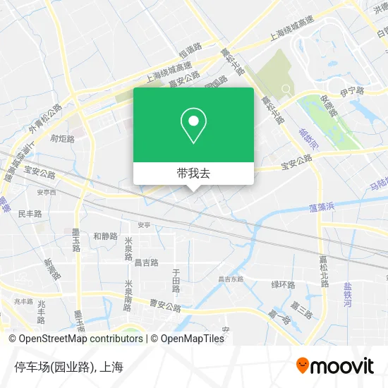 停车场(园业路)地图