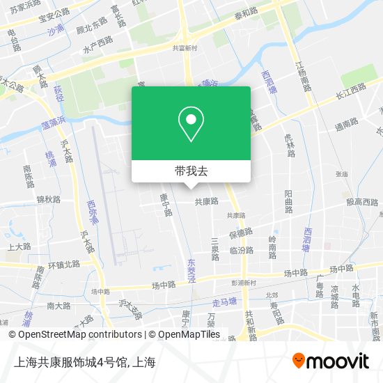 上海共康服饰城4号馆地图