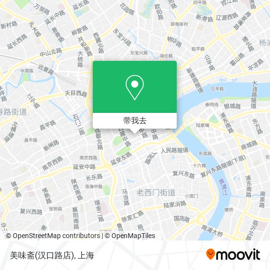 美味斋(汉口路店)地图