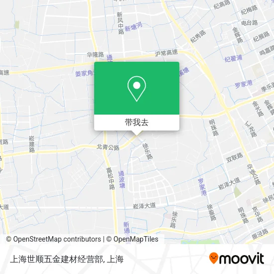 上海世顺五金建材经营部地图