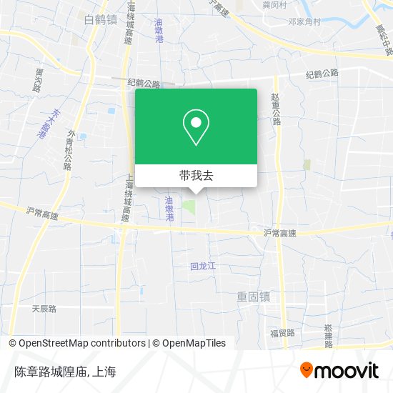 陈章路城隍庙地图