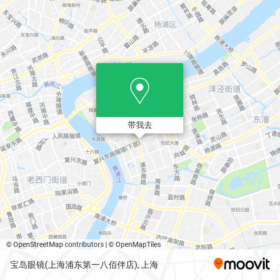 宝岛眼镜(上海浦东第一八佰伴店)地图