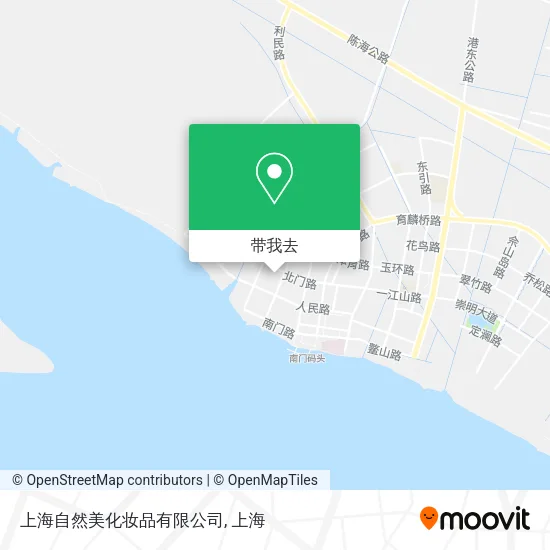 上海自然美化妆品有限公司地图