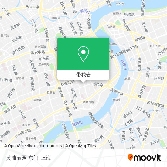 黄浦丽园-东门地图