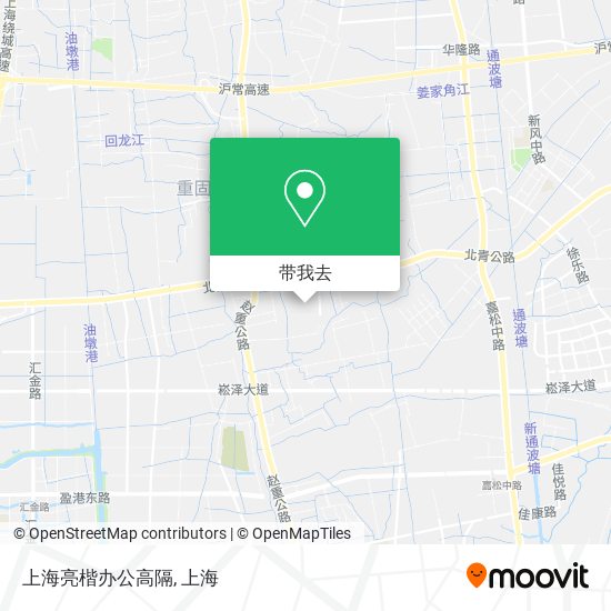 上海亮楷办公高隔地图