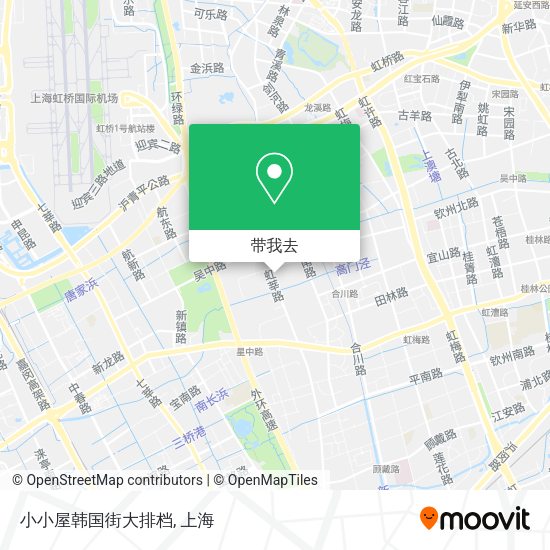 小小屋韩国街大排档地图