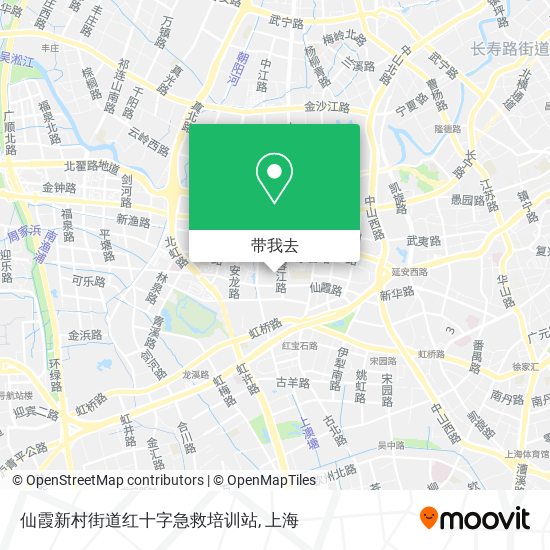 仙霞新村街道红十字急救培训站地图