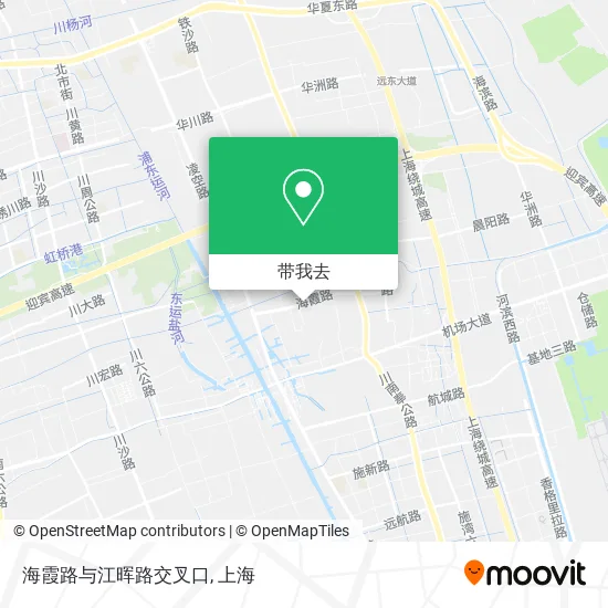 海霞路与江晖路交叉口地图
