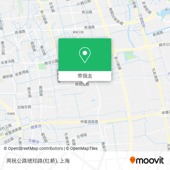 周祝公路琥珀路(红桥)地图