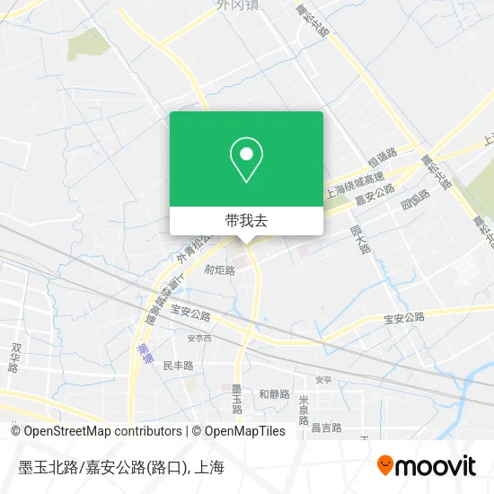 墨玉北路/嘉安公路(路口)地图