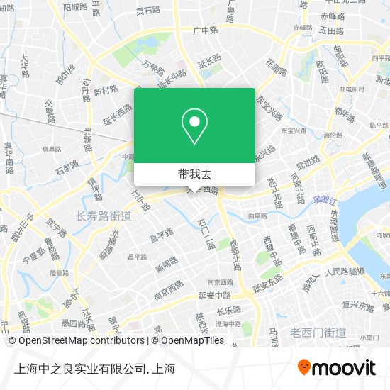 上海中之良实业有限公司地图