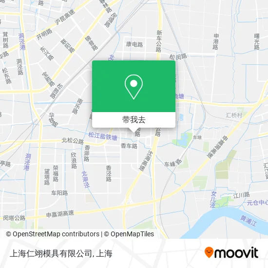 上海仁翊模具有限公司地图