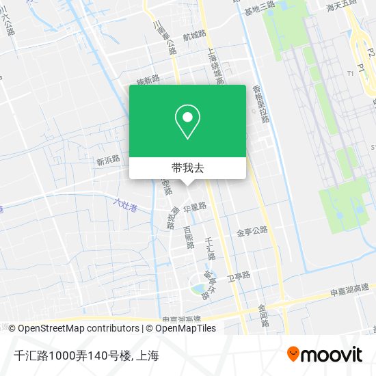 千汇路1000弄140号楼地图