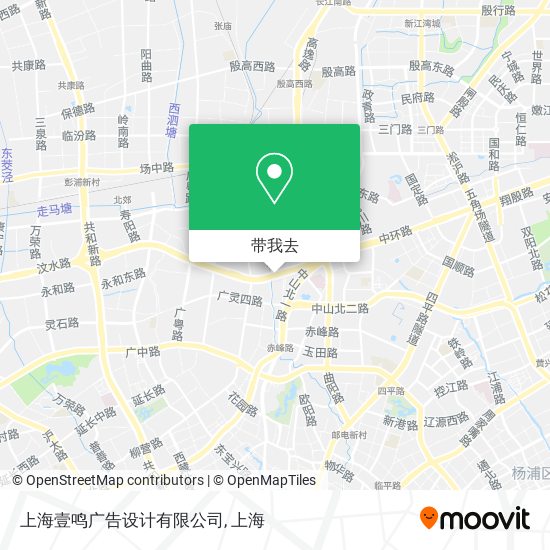 上海壹鸣广告设计有限公司地图