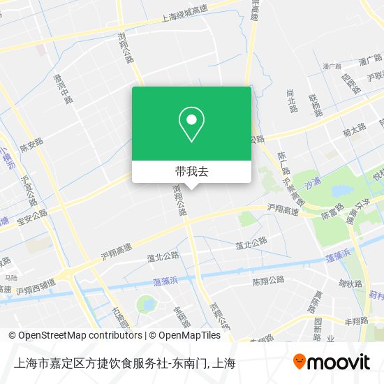 上海市嘉定区方捷饮食服务社-东南门地图
