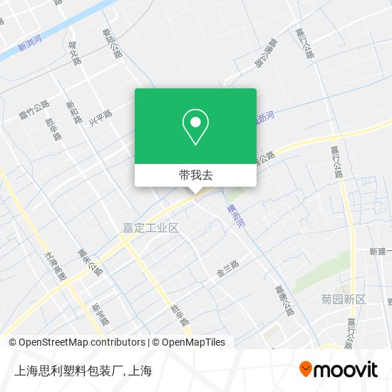 上海思利塑料包装厂地图