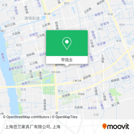 上海思兰家具厂有限公司地图